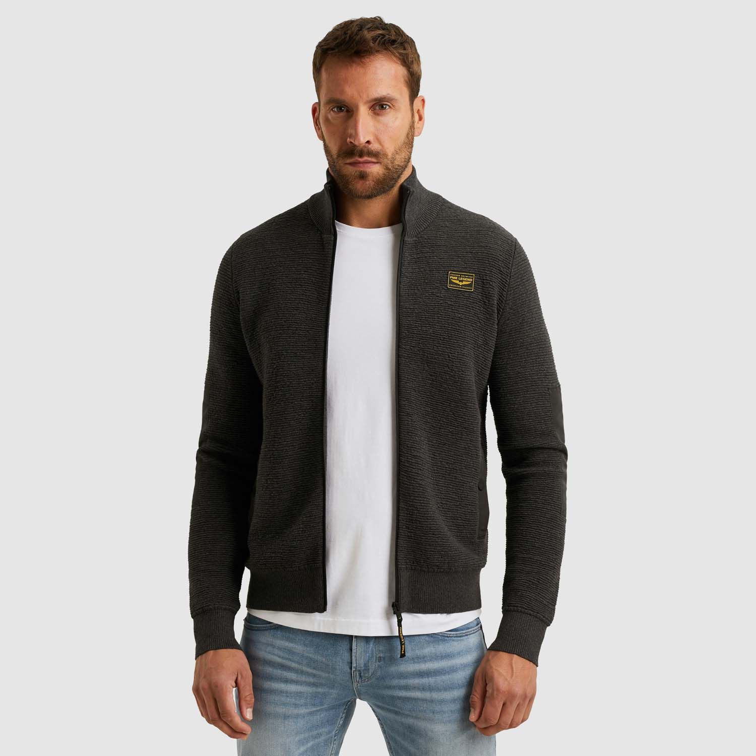 PME Legend Zip Jacket Texture Yarn