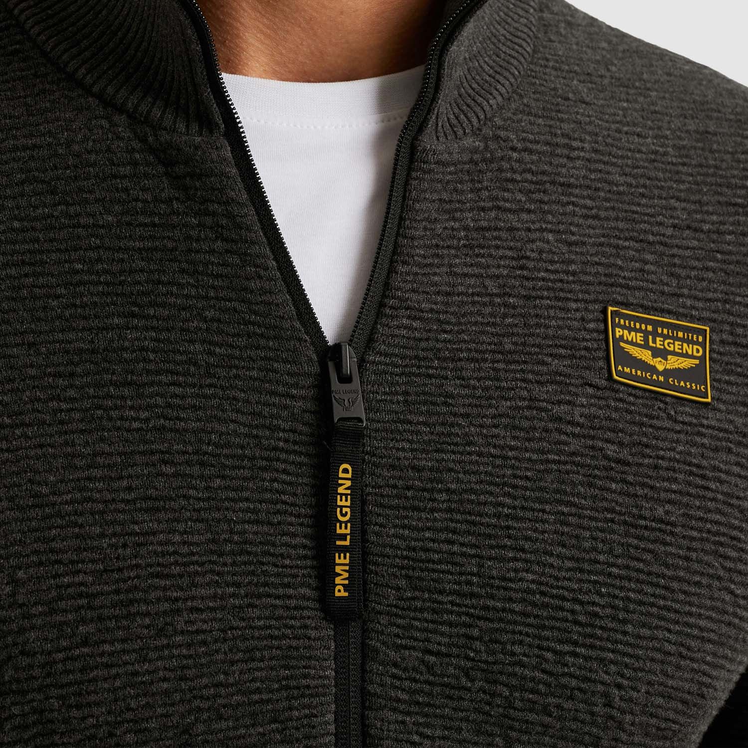 PME Legend Zip Jacket Texture Yarn