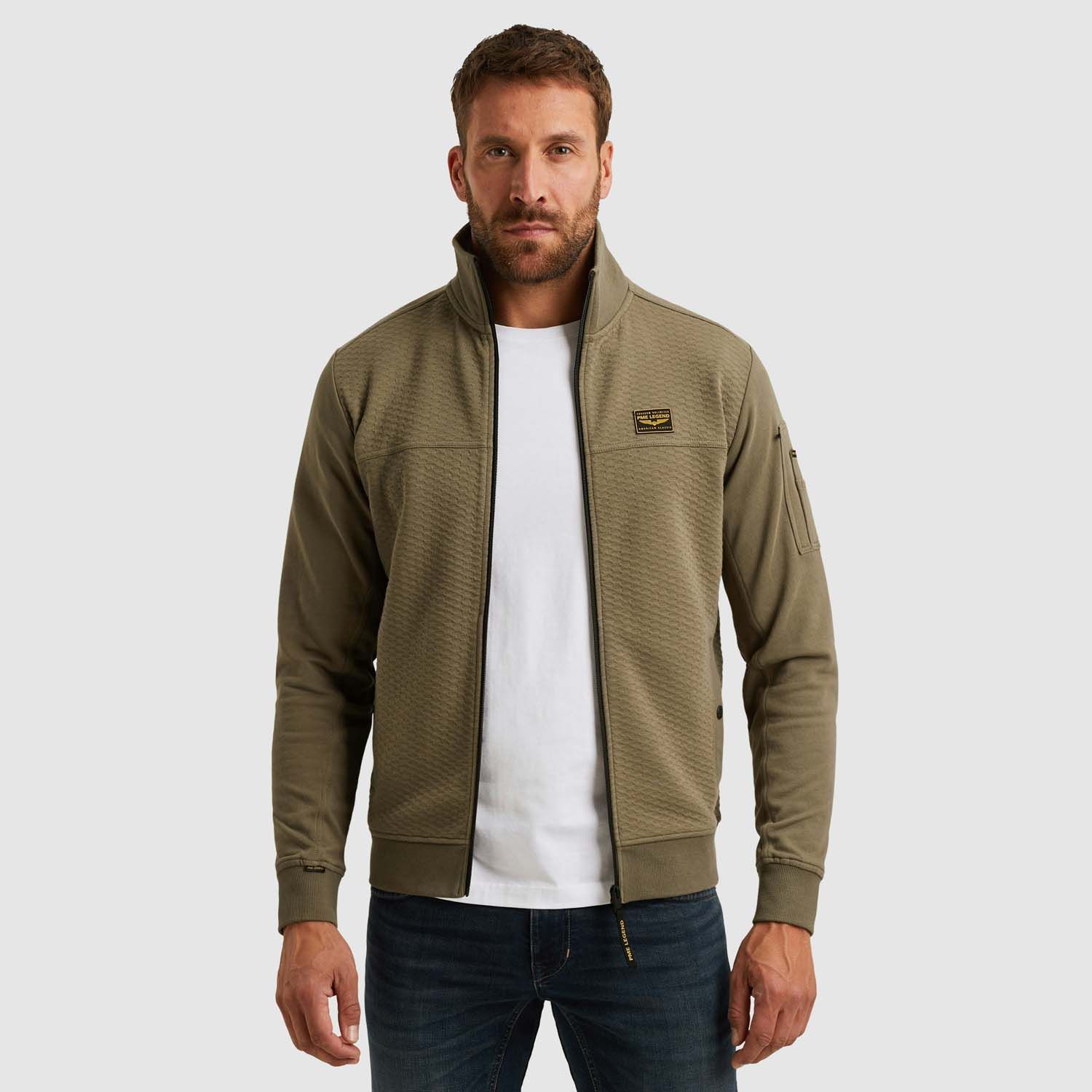 PME Legend Zip Jacket Jacquard Interlock