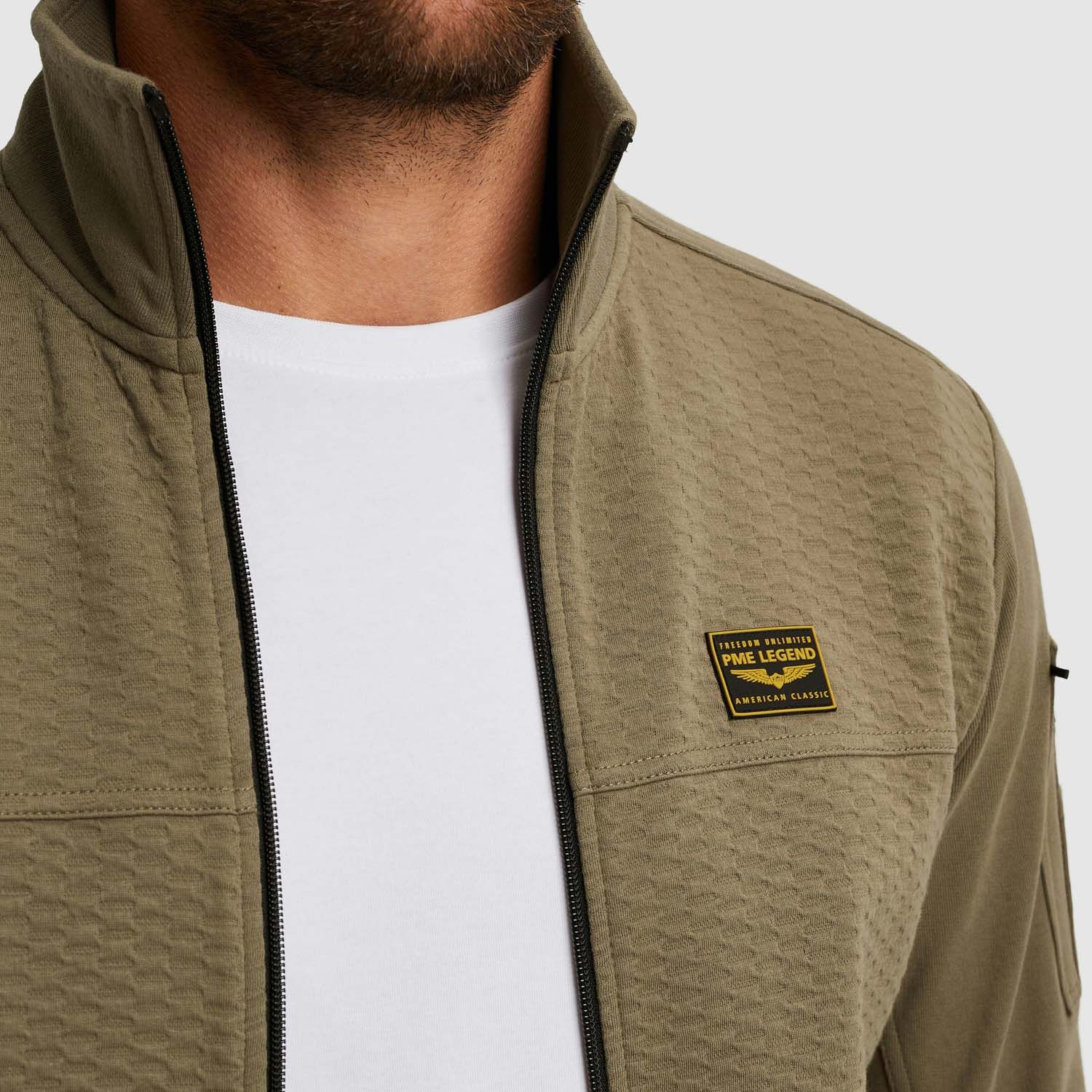 PME Legend Zip Jacket Jacquard Interlock