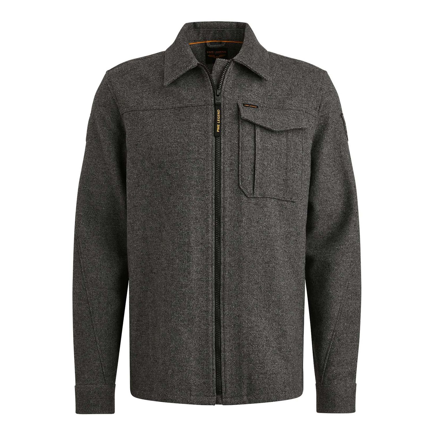 PME Legend Long Sleeve Shirt Woolblend Herrin