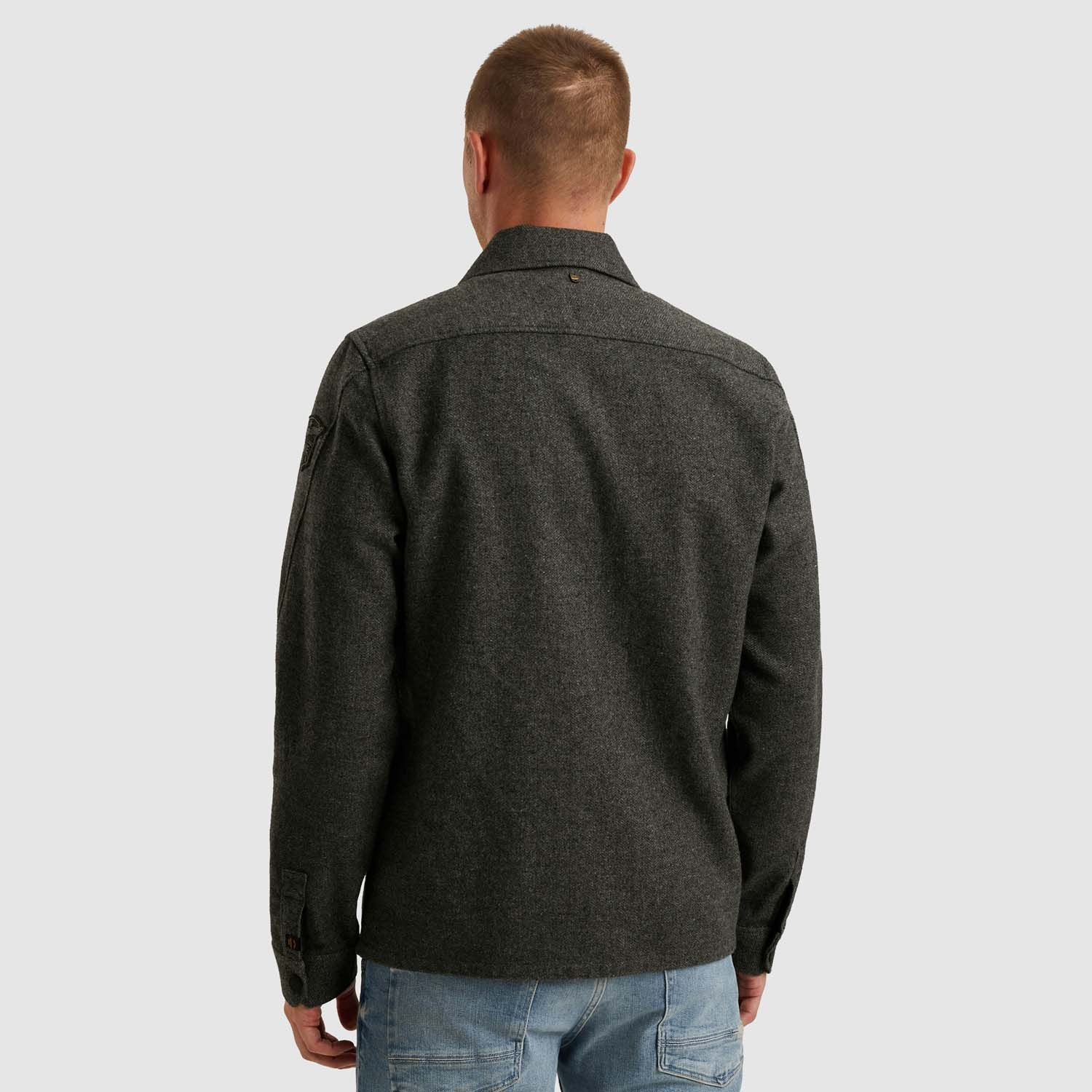 PME Legend Long Sleeve Shirt Woolblend Herrin