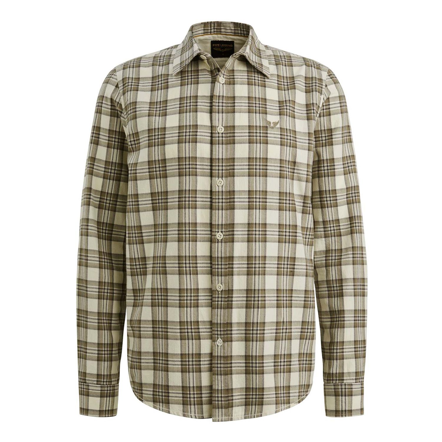 PME Legend Long Sleeve Shirt Herringbone Yarn 