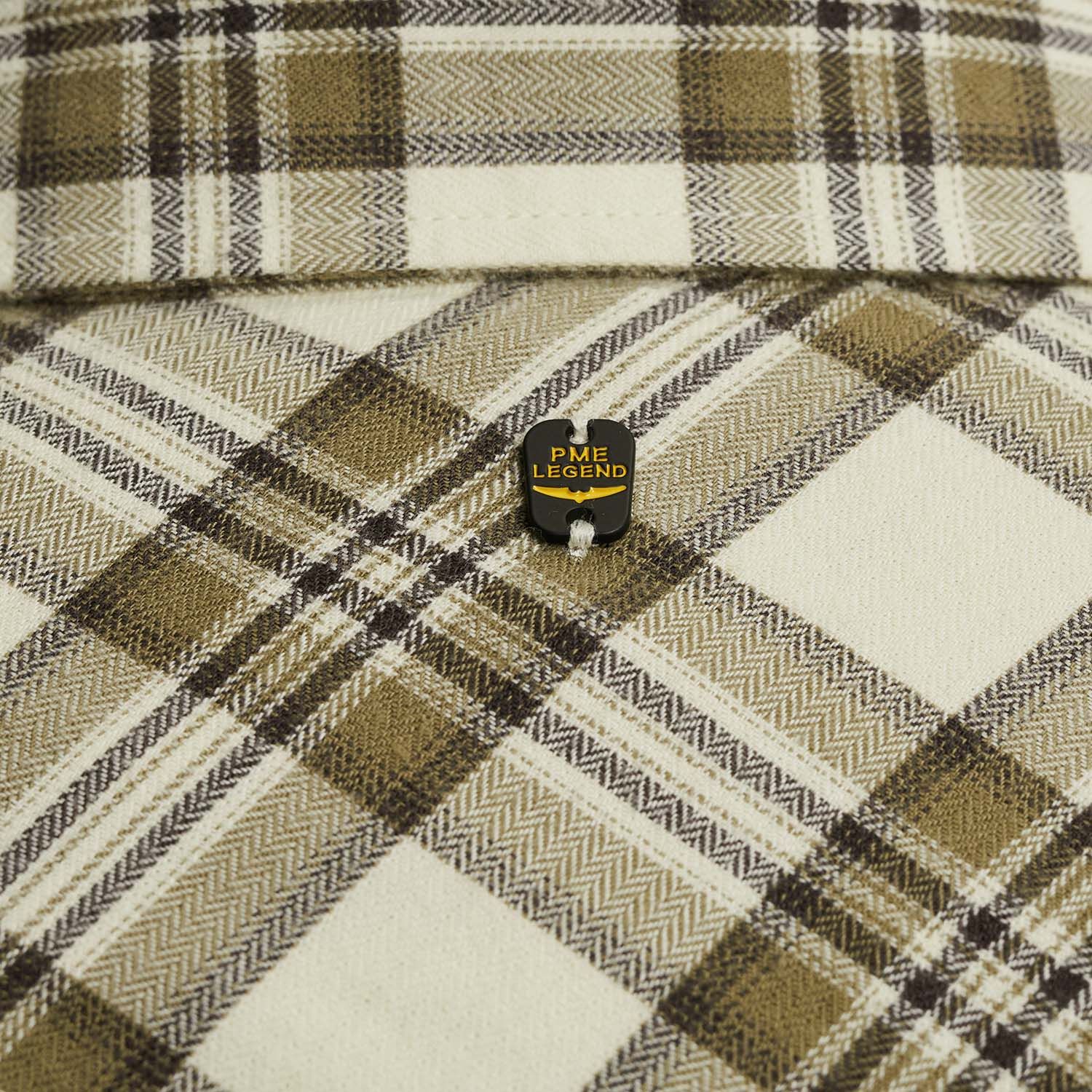 PME Legend Long Sleeve Shirt Herringbone Yarn 