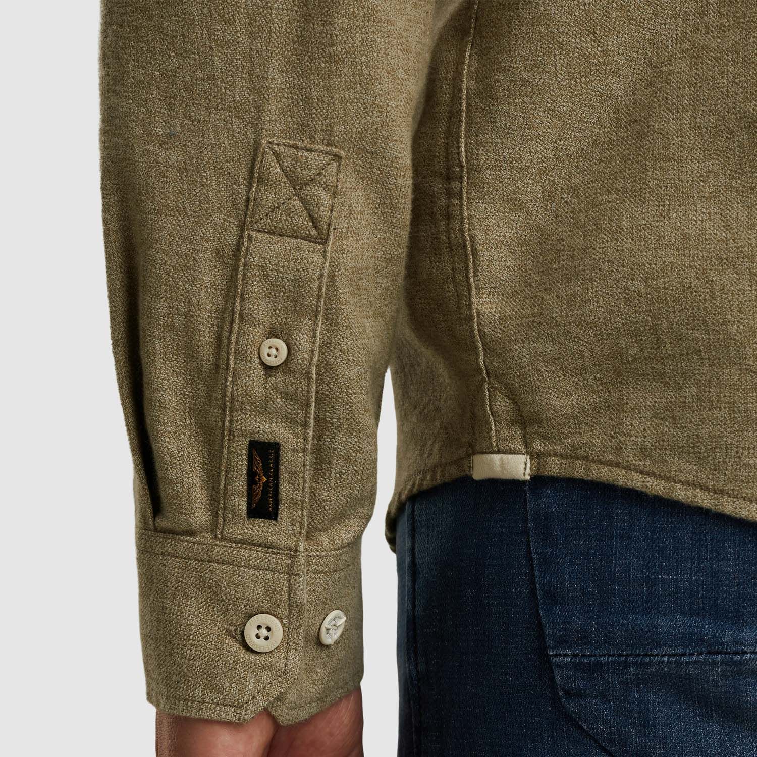 PME Legend Long Sleeve Shirt Yarn Dyed Grindle