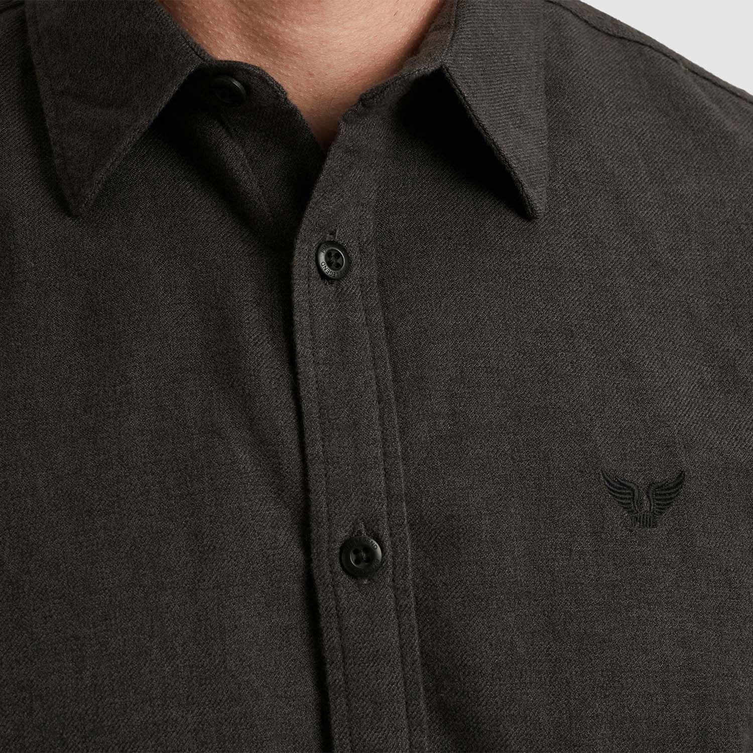 PME Legend Long Sleeve Shirt Yarn Dyed Grindle