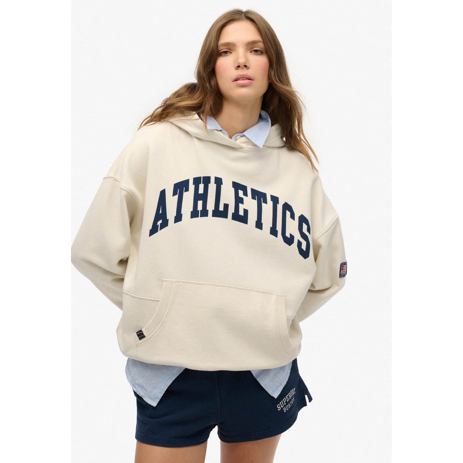 Superdry ATHLETIC ESS RELAXED HOOD