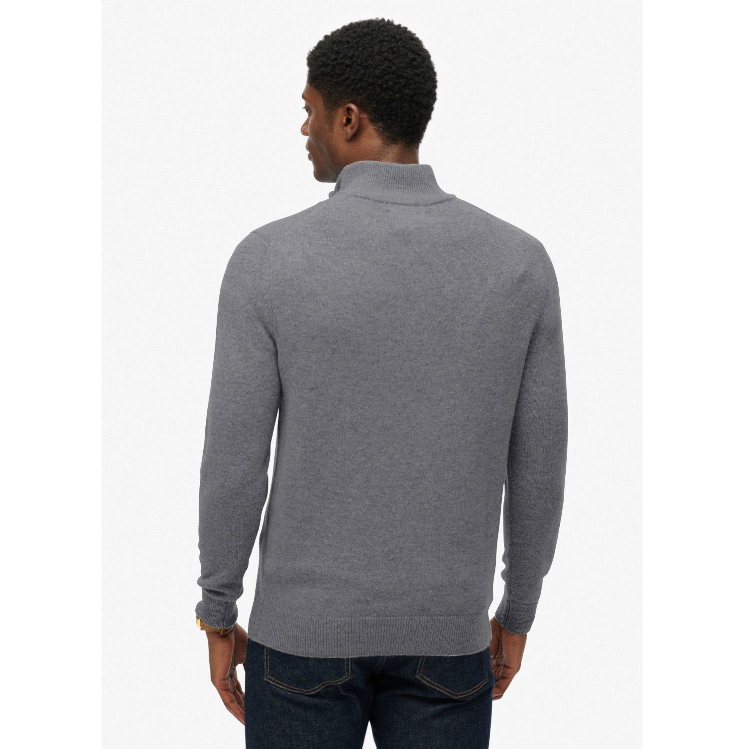 Superdry Wool Blend Half Zip Jumper