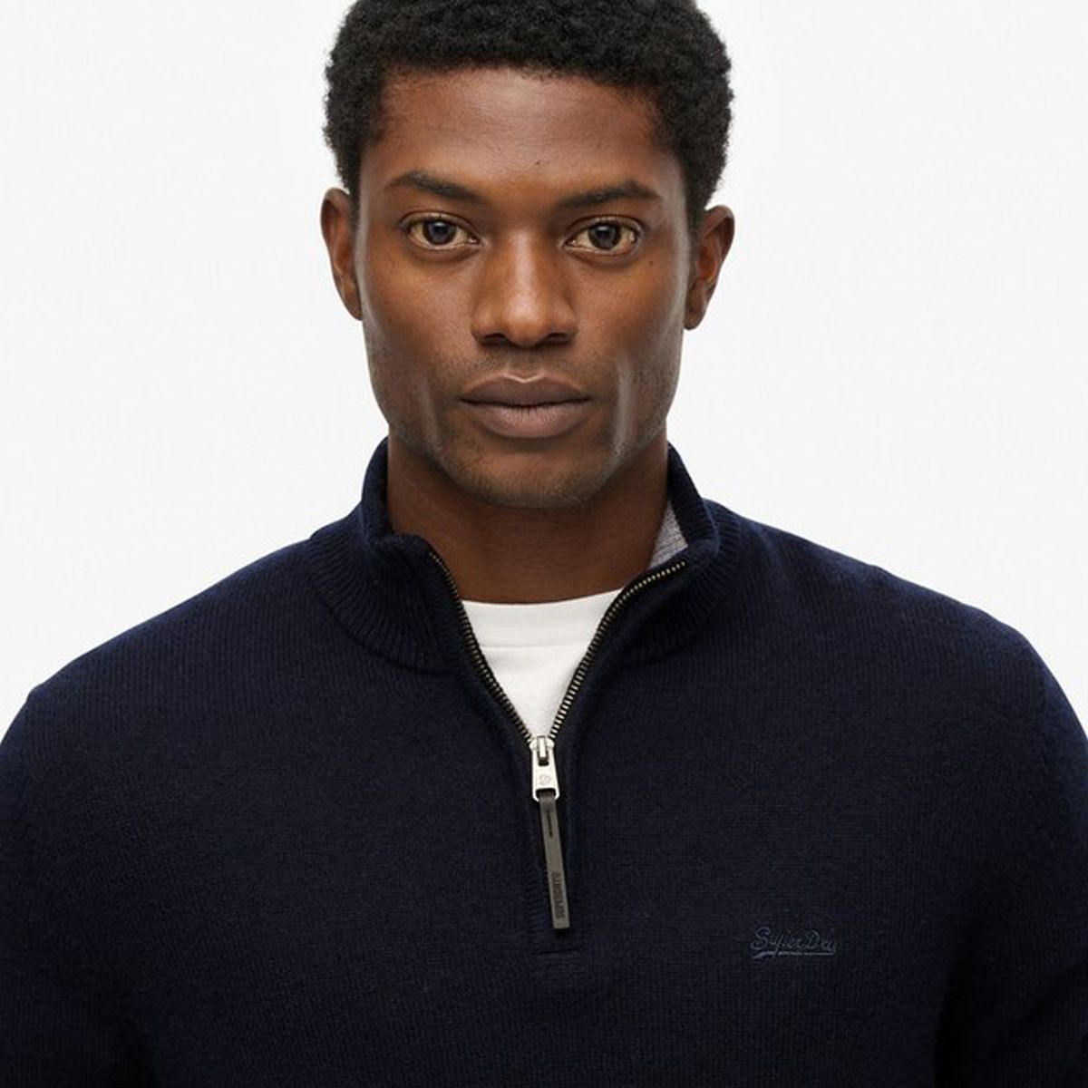 Superdry Wool Blend Half Zip Jumper
