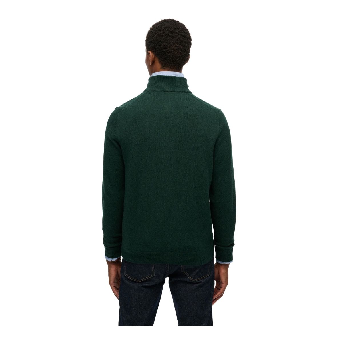 Superdry Wool Blend Half Zip Jumper