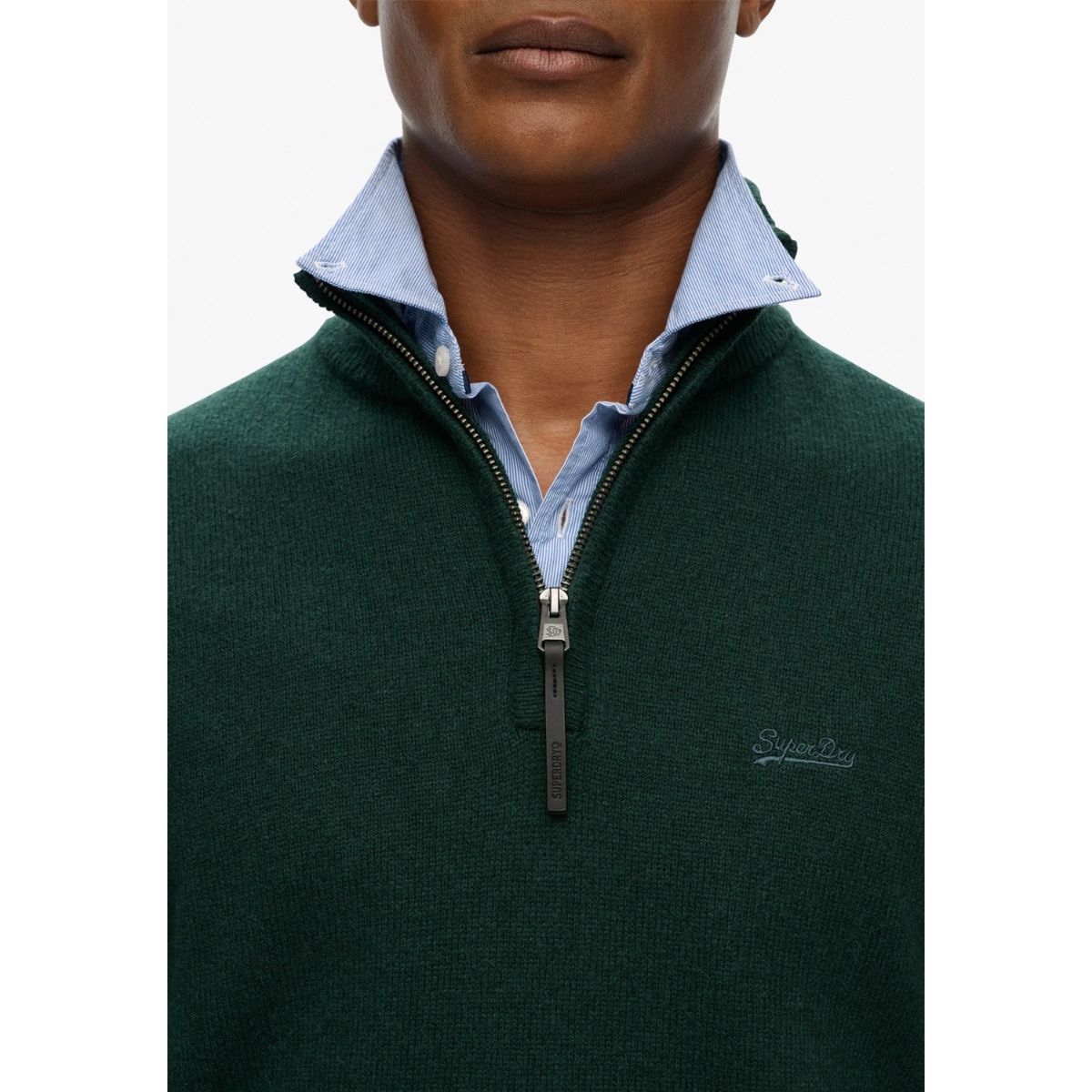 Superdry Wool Blend Half Zip Jumper