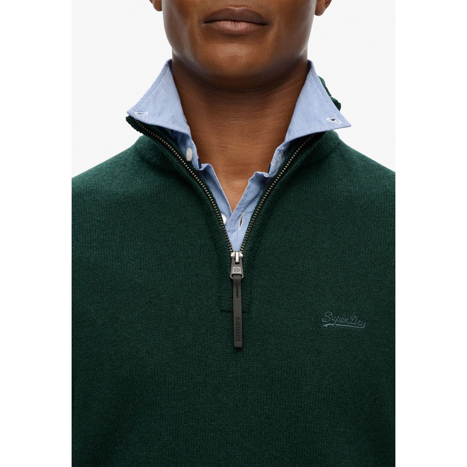 Superdry Wool Blend Half Zip Jumper