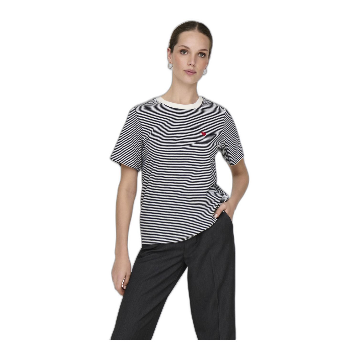 Jacqueline De Yong Pisa Short Sleeve Print Top