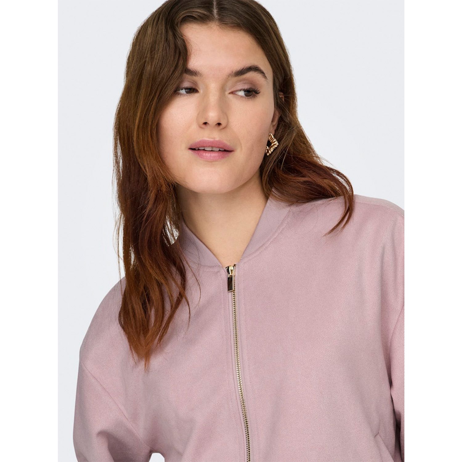 ONLY Mavi Life Long Sleeve Faux Suede Bomber