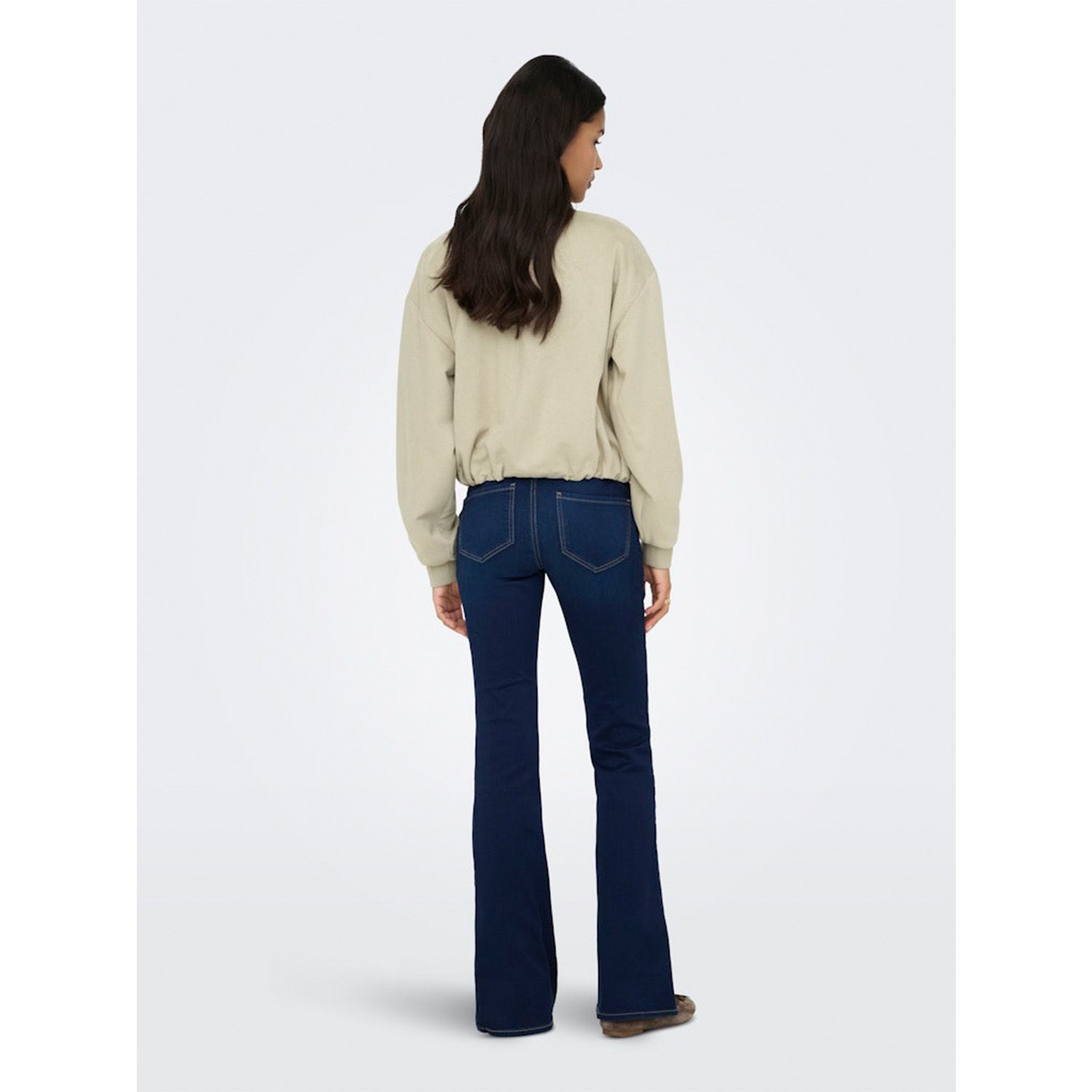 ONLY Mavi Life Long Sleeve Faux Suede Bomber