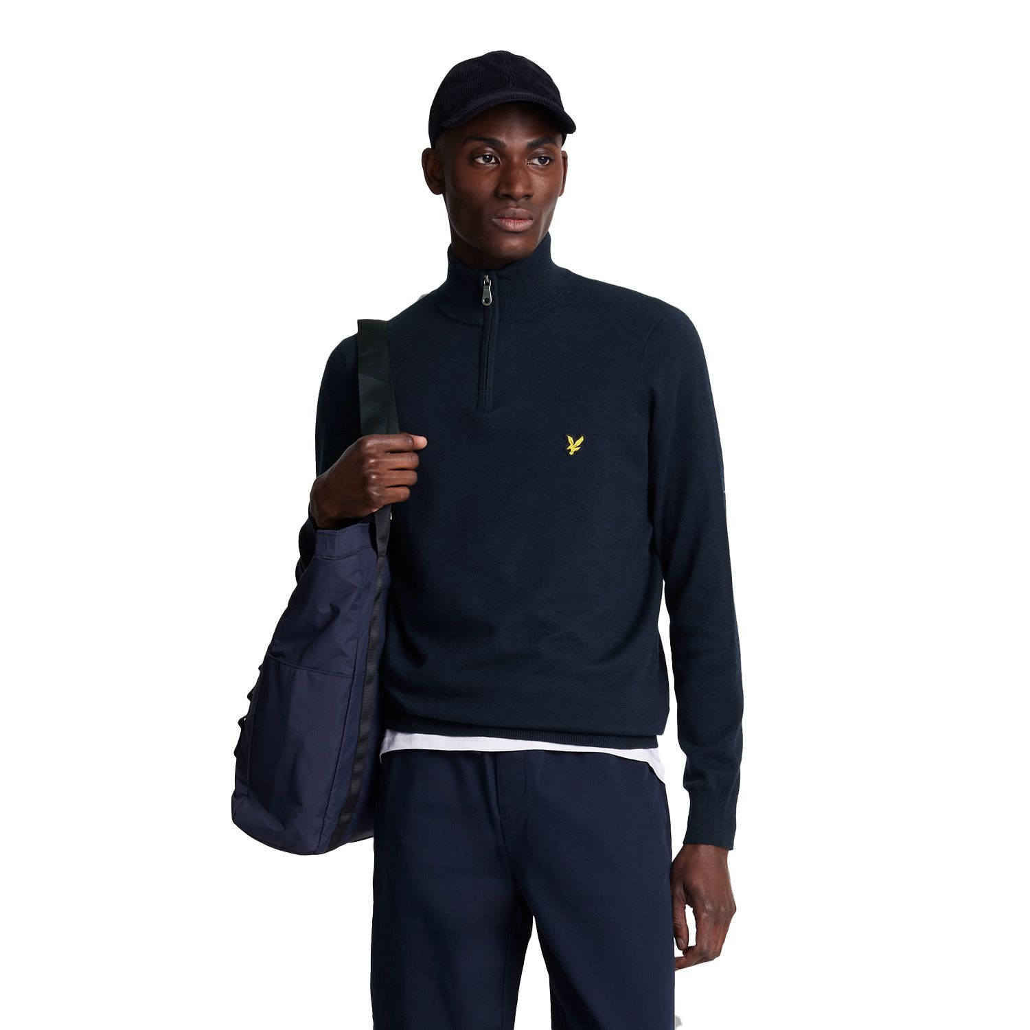 Lyle & Scott Cotton Merino 1/4 Zip Jumper
