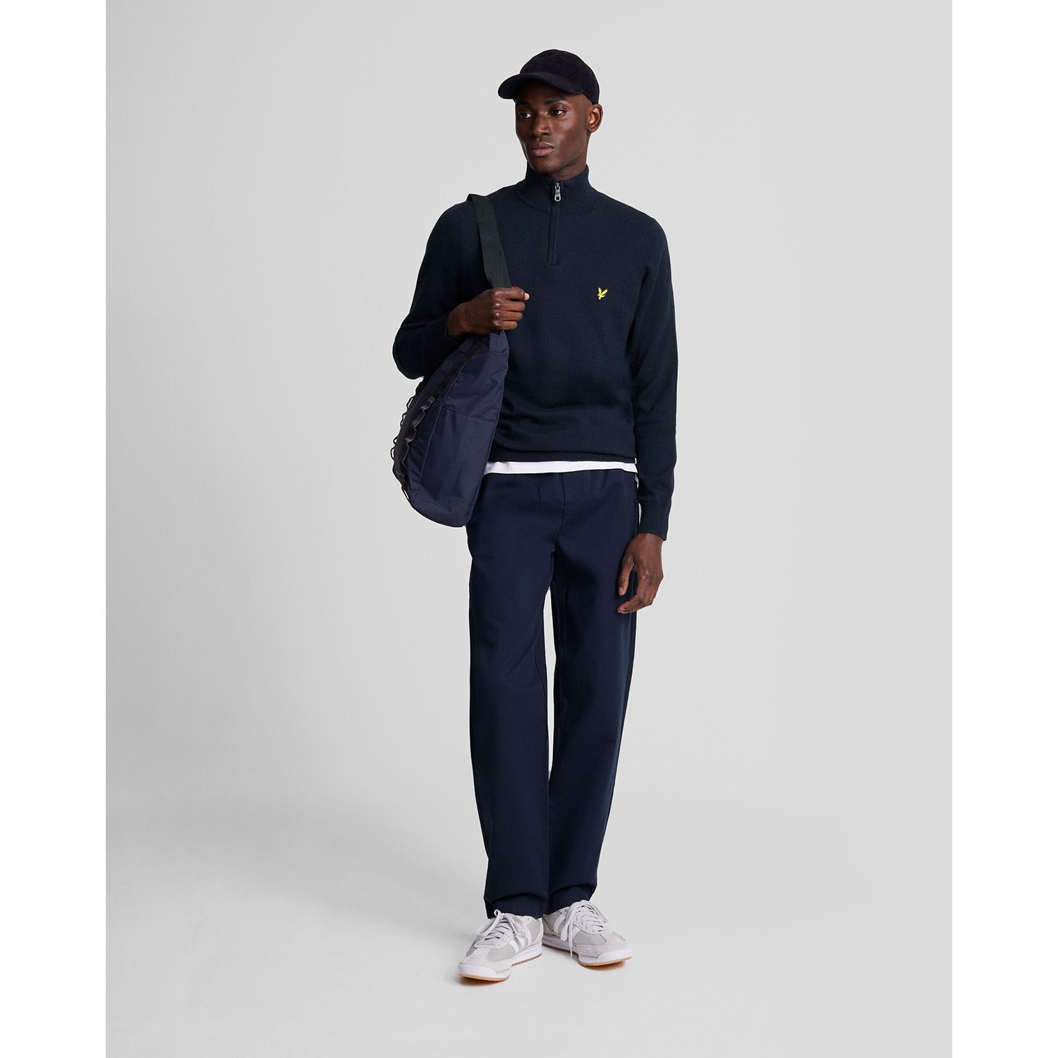 Lyle & Scott Cotton Merino 1/4 Zip Jumper