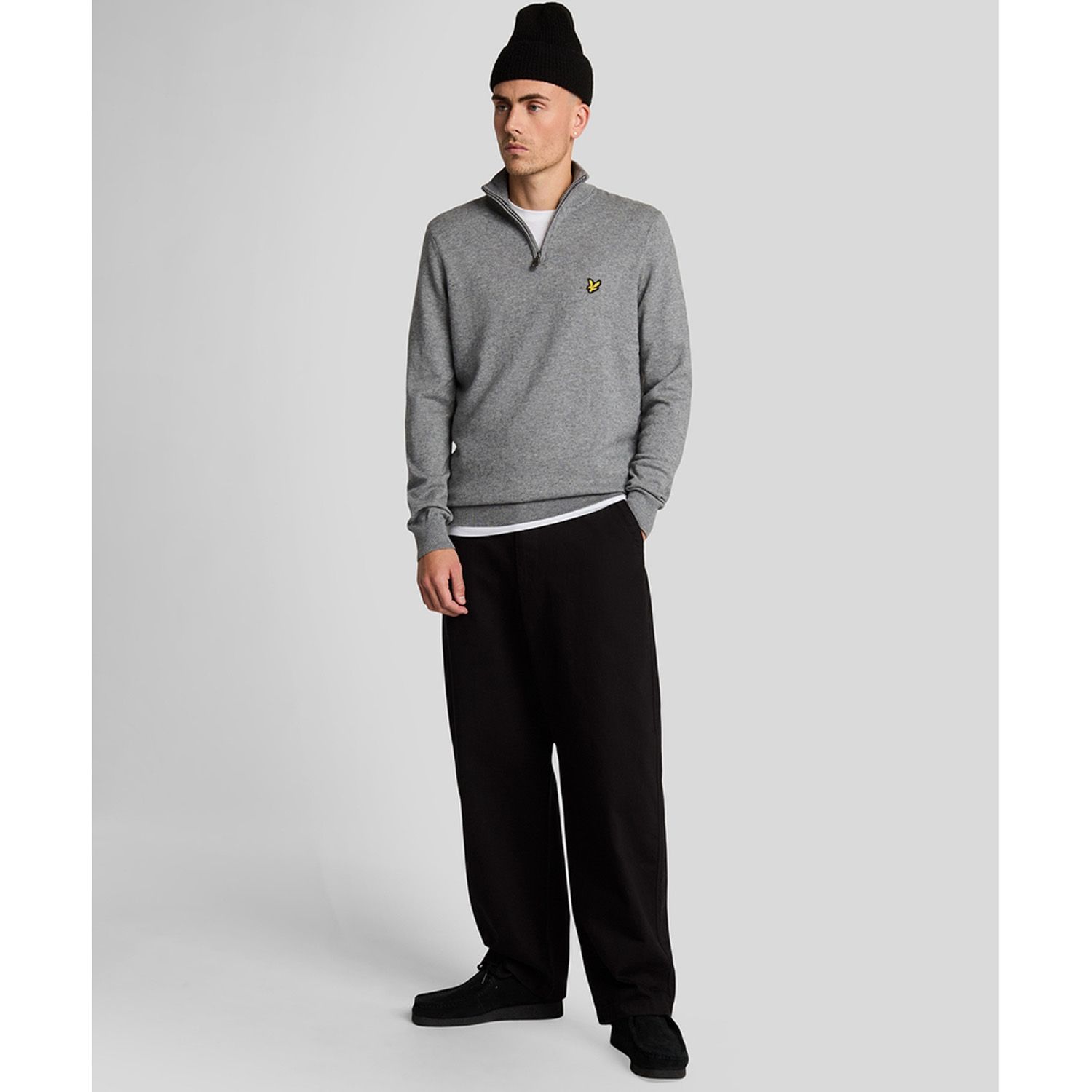 Lyle & Scott Cotton Merino 1/4 Zip Jumper