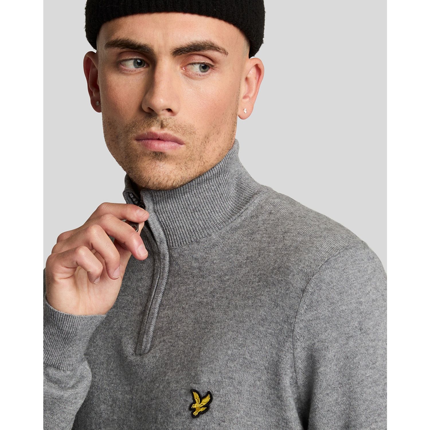 Lyle & Scott Cotton Merino 1/4 Zip Jumper