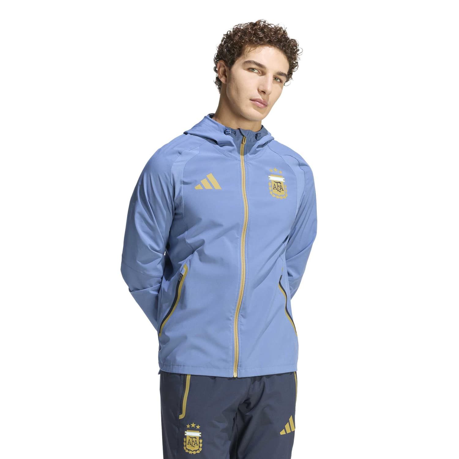 adidas Argentinië Tiro Travel Full Zip Windjack