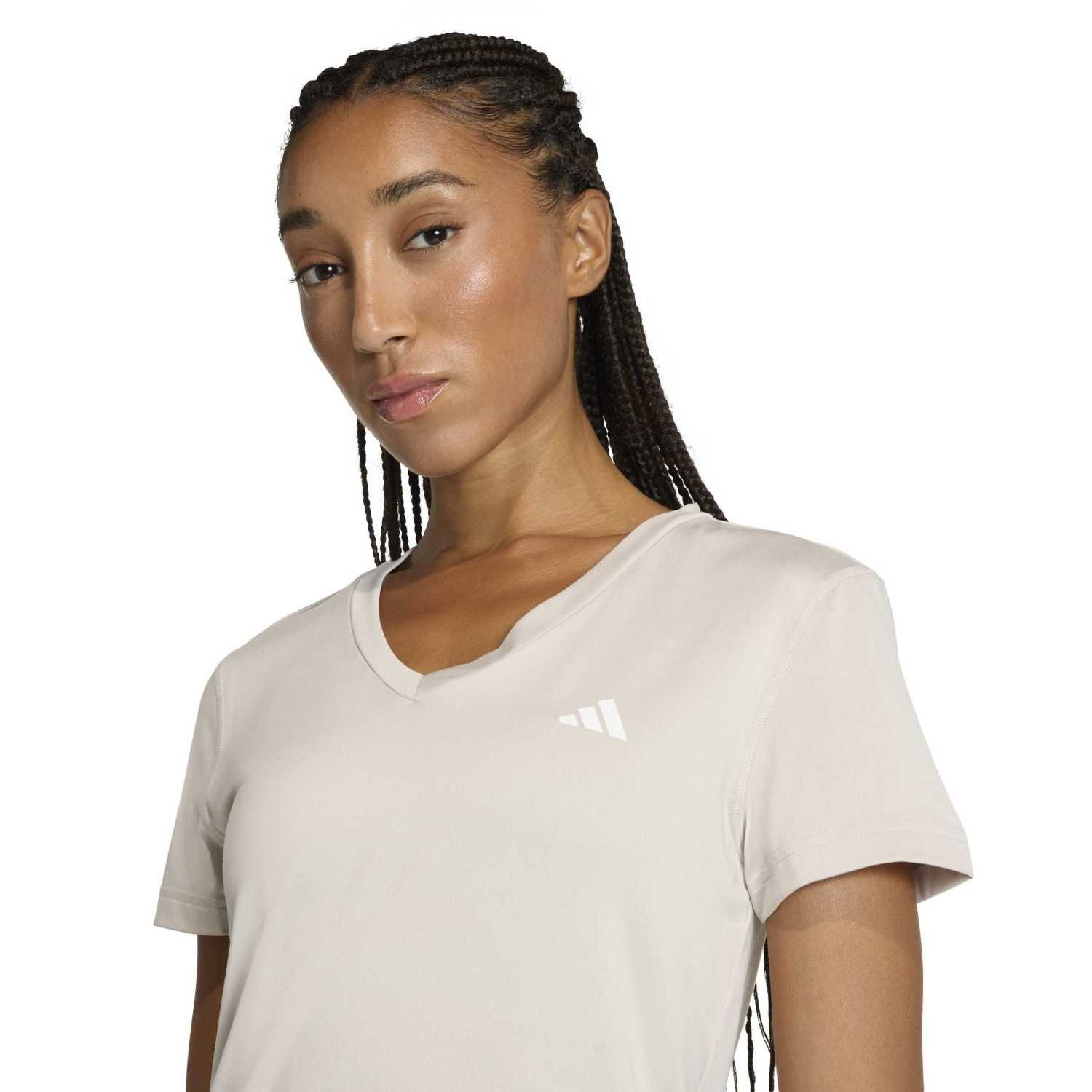 adidas Workout Essentials Minimal V-Neck Tee