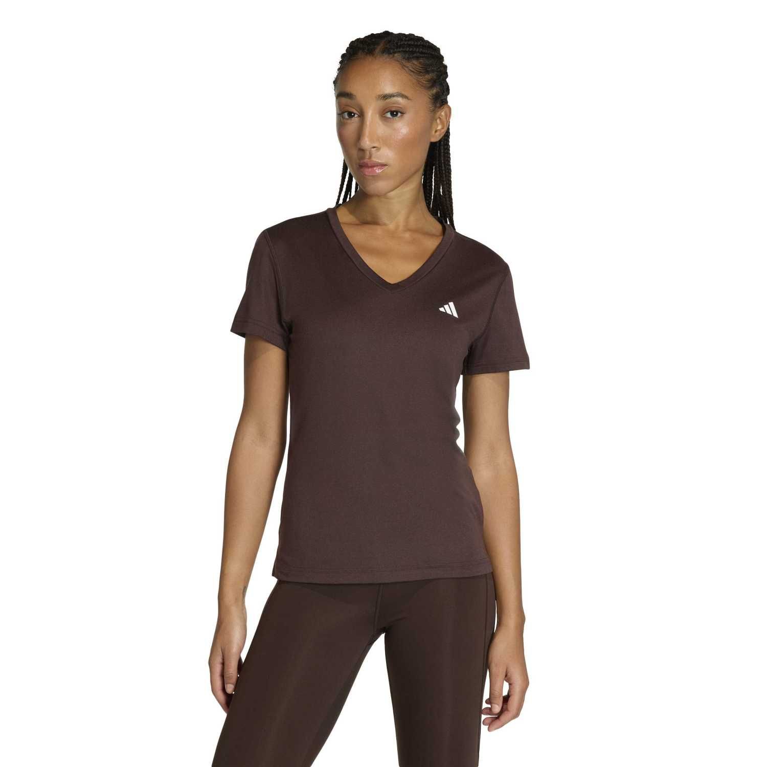 adidas Workout Essentials Minimal V-Neck Tee