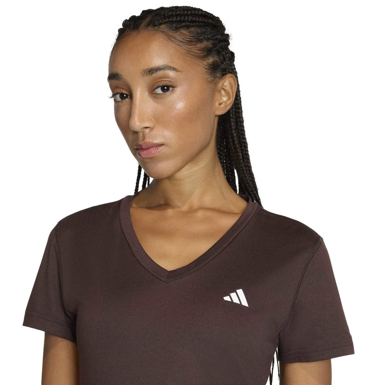 adidas Workout Essentials Minimal V-Neck Tee
