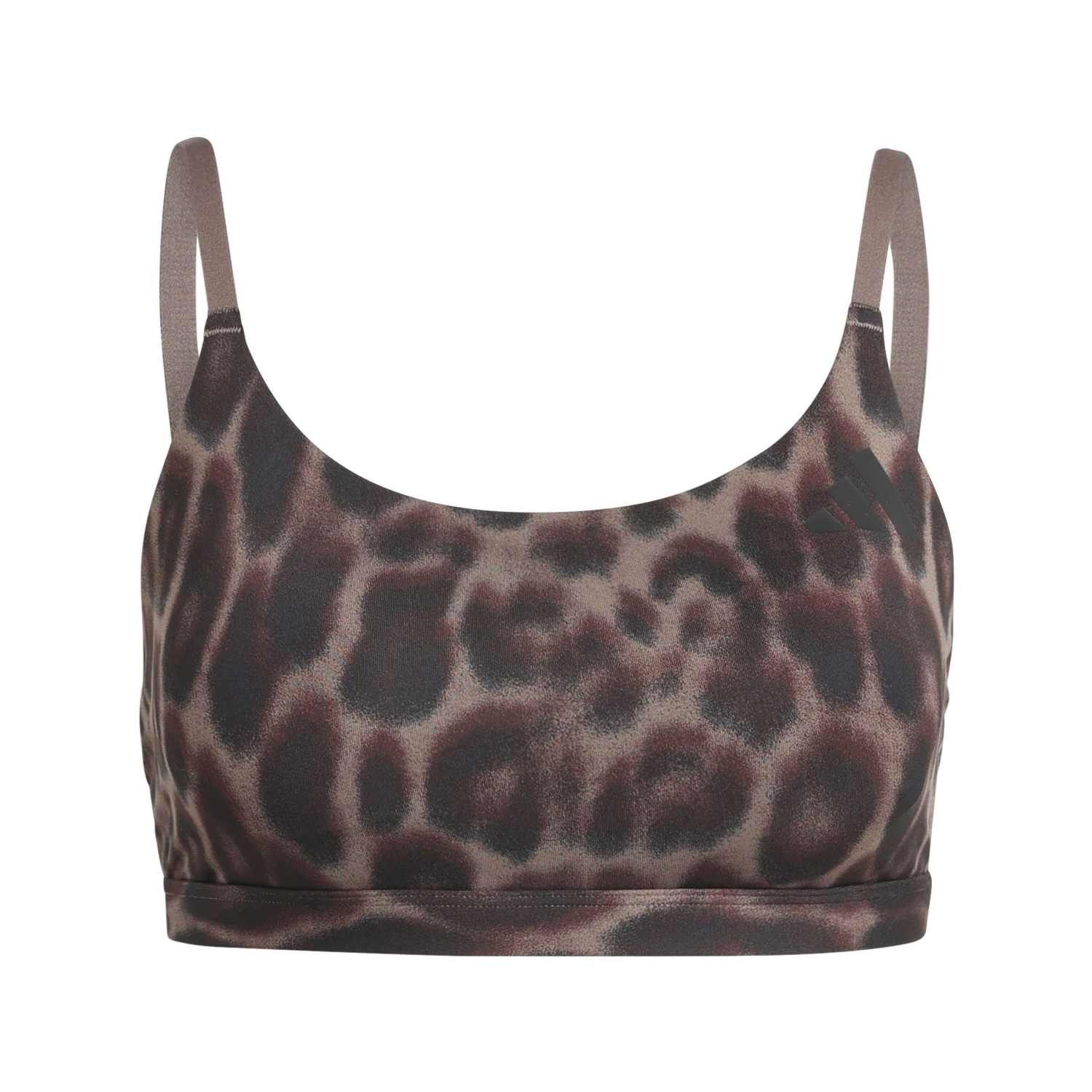 adidas Optima Essentials Workout Leopard Light Support Bra