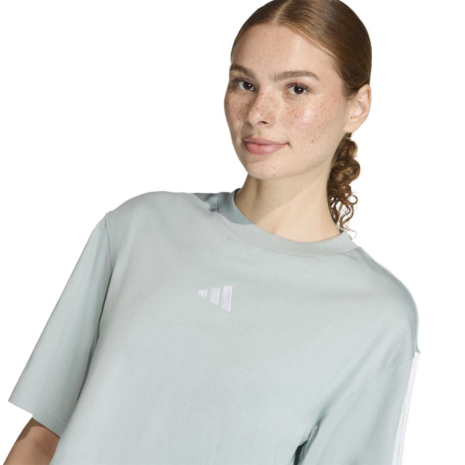 adidas Essentials Loose Cotton 3-Stripes T-shirt
