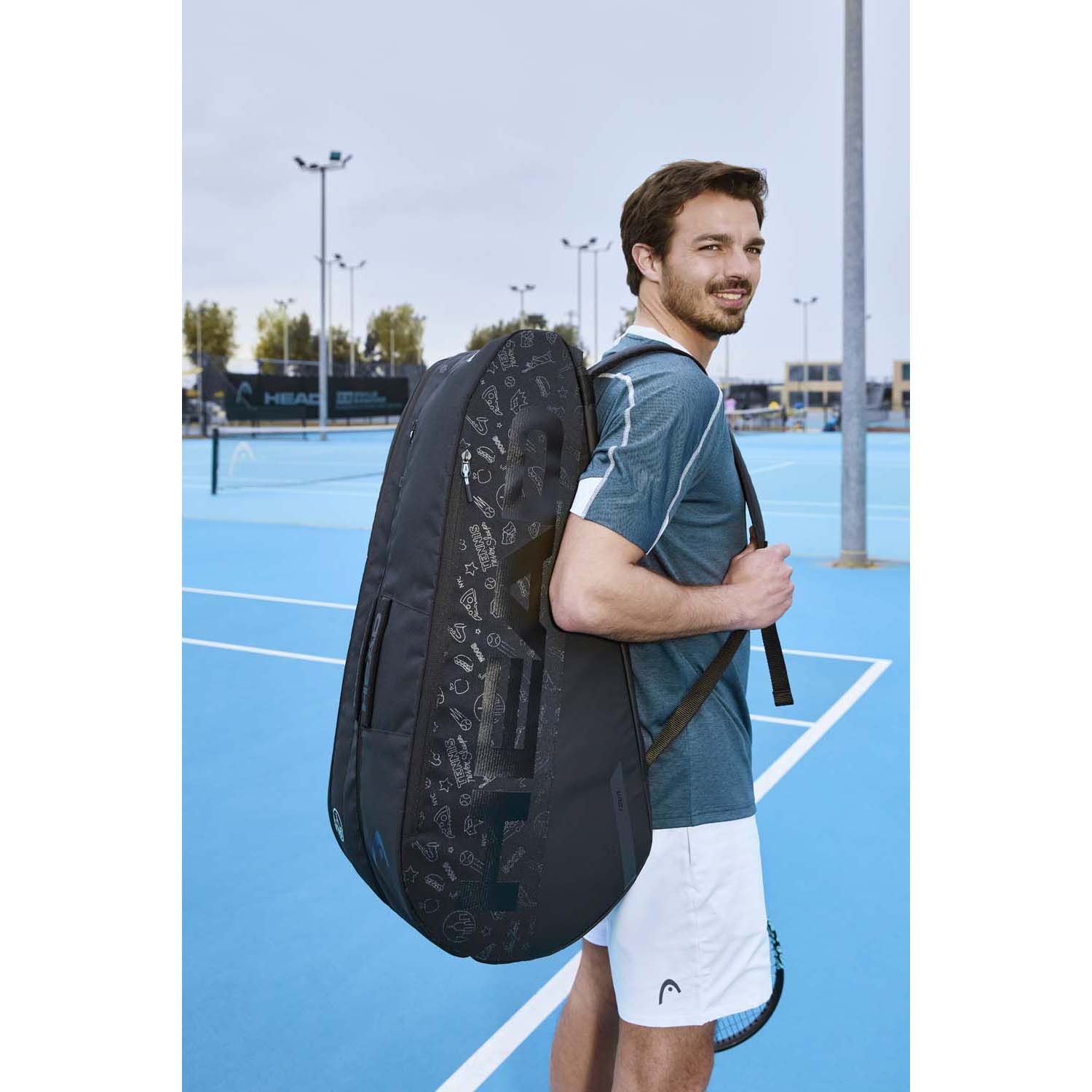 Head Tour Racquet Bag L Neon