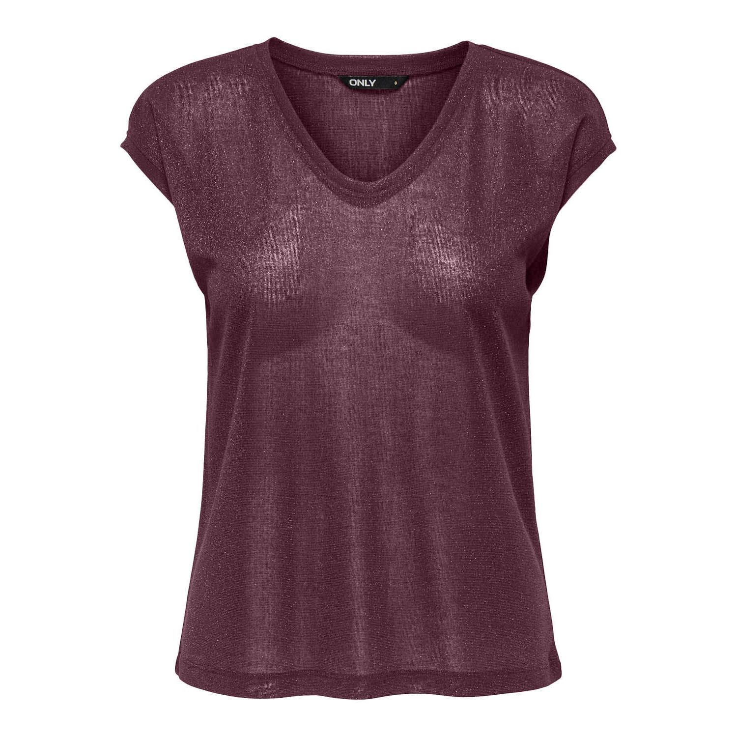 ONLY Silvery Lurex Top