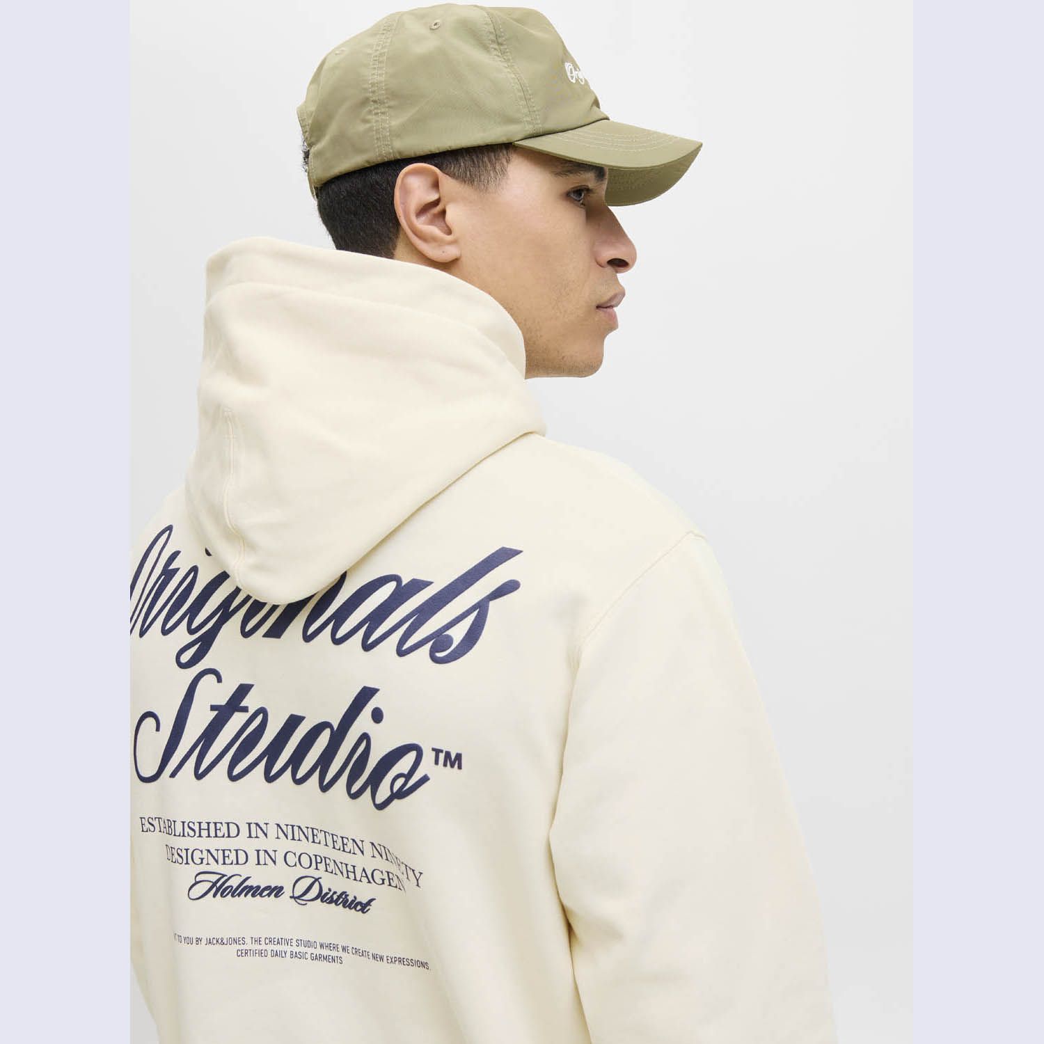 Jack & Jones Typo Back Sweat Hoodie