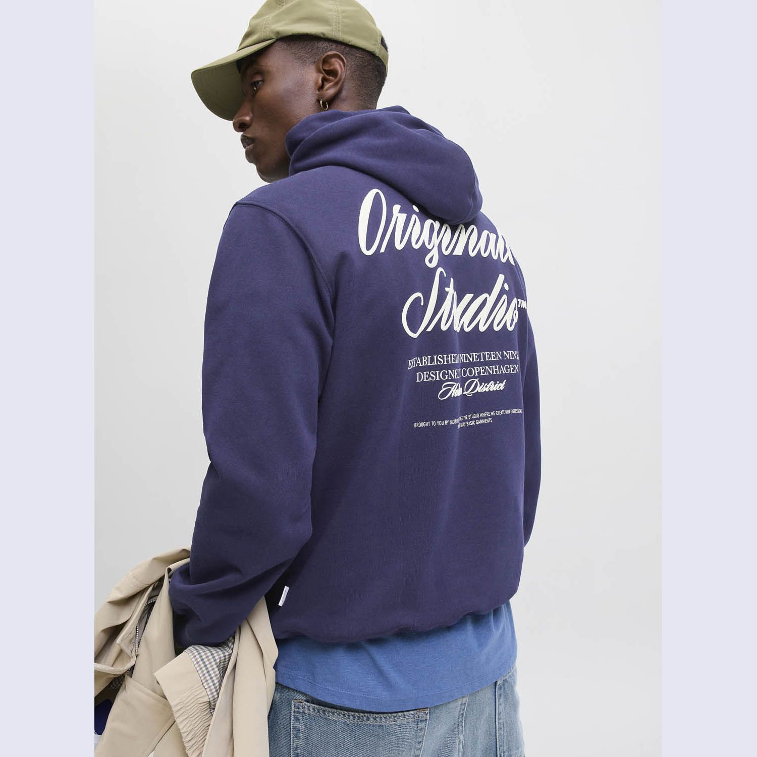 Jack & Jones Typo Back Sweat Hoodie
