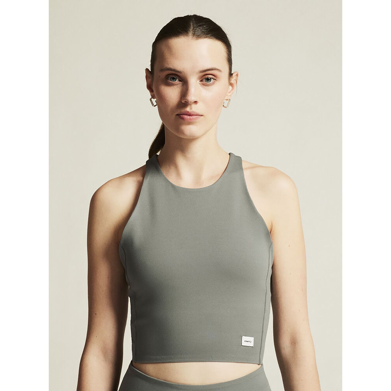 Craft Collective Cropped Singlet Dames