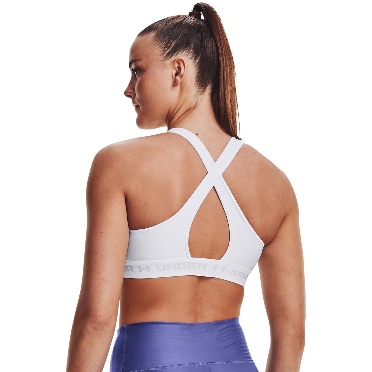 Under Armour Mid Crossback Sports Bra