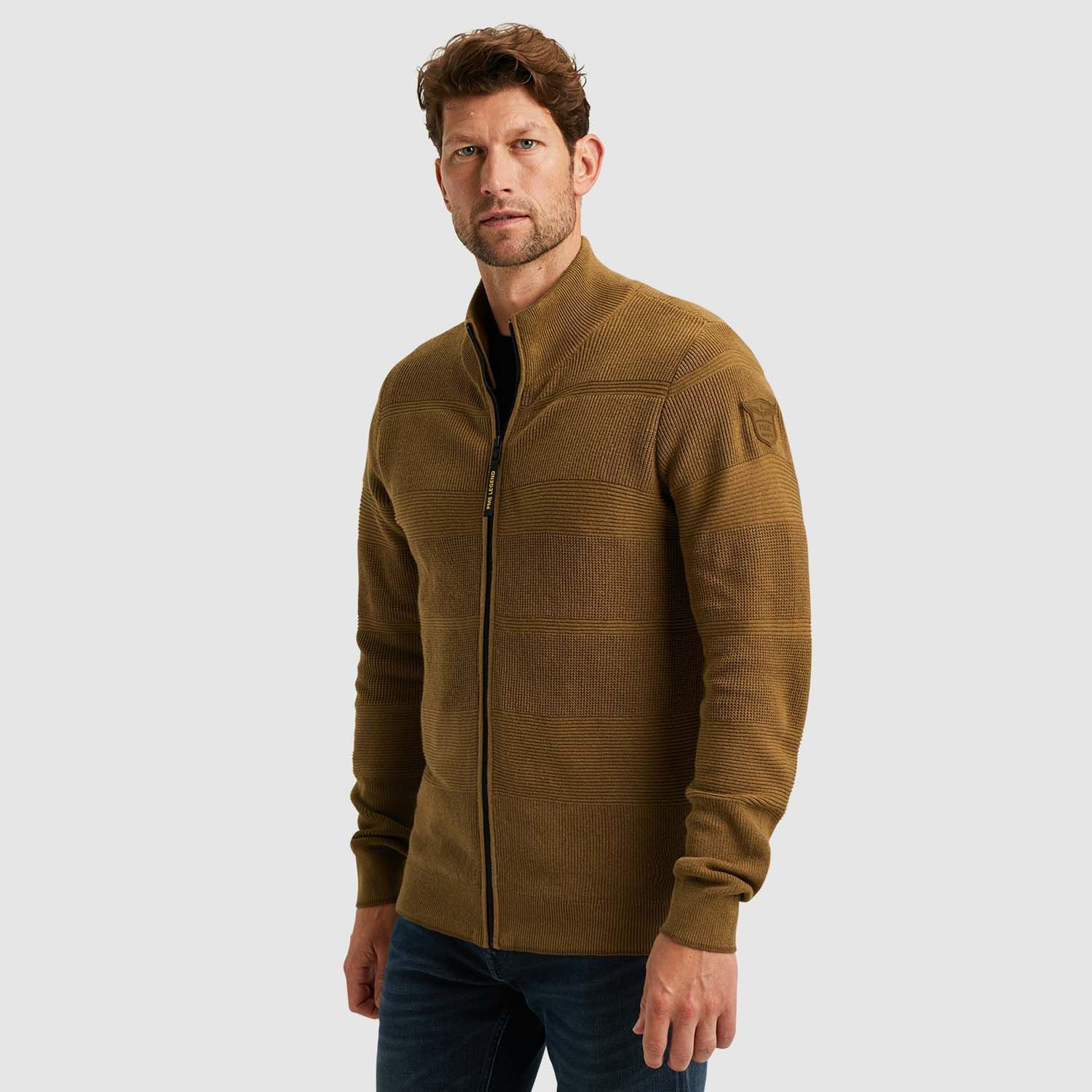 PME Legend Zip Jacket Cotton Structure Knit