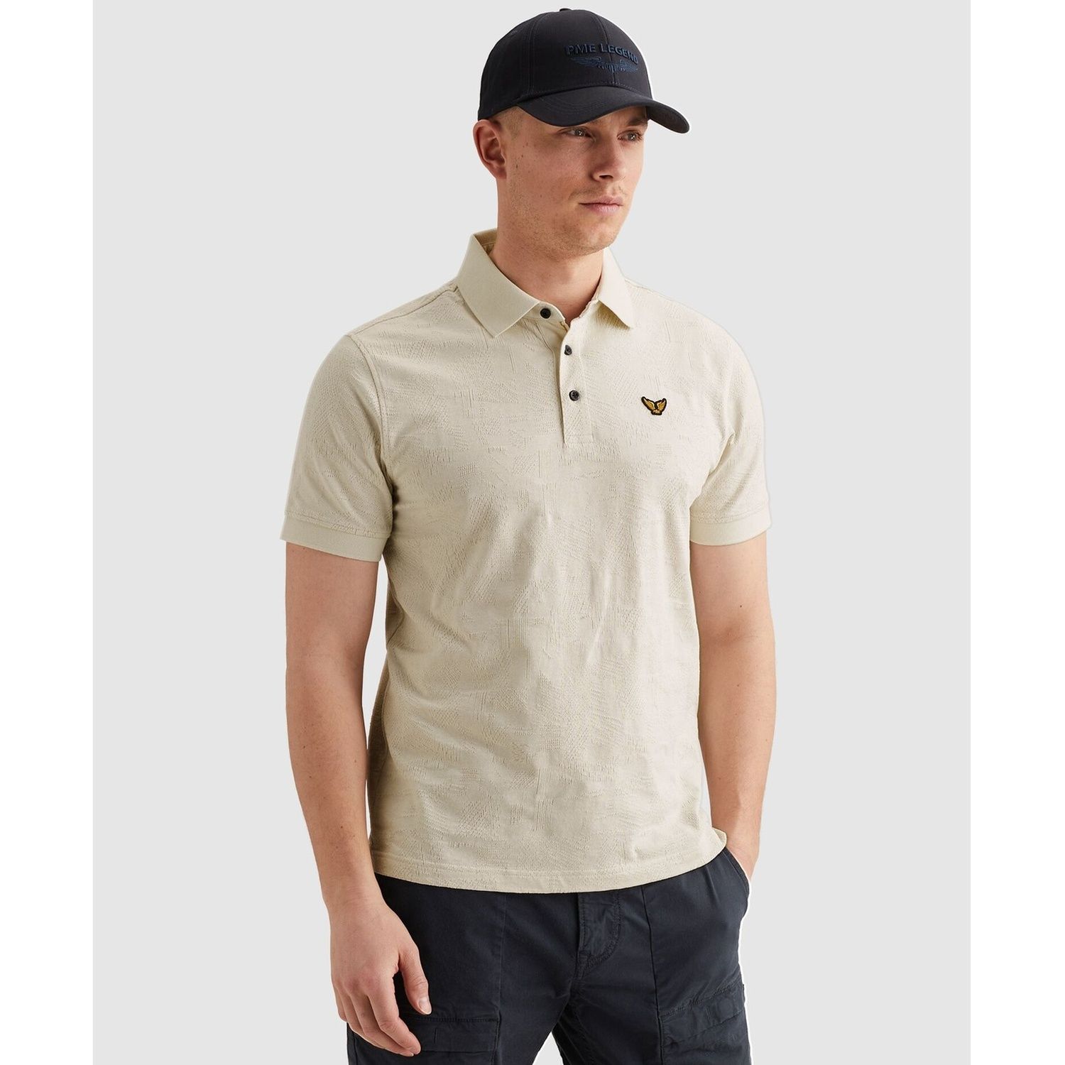 PME Legend Short Sleeve Polo Jacquard