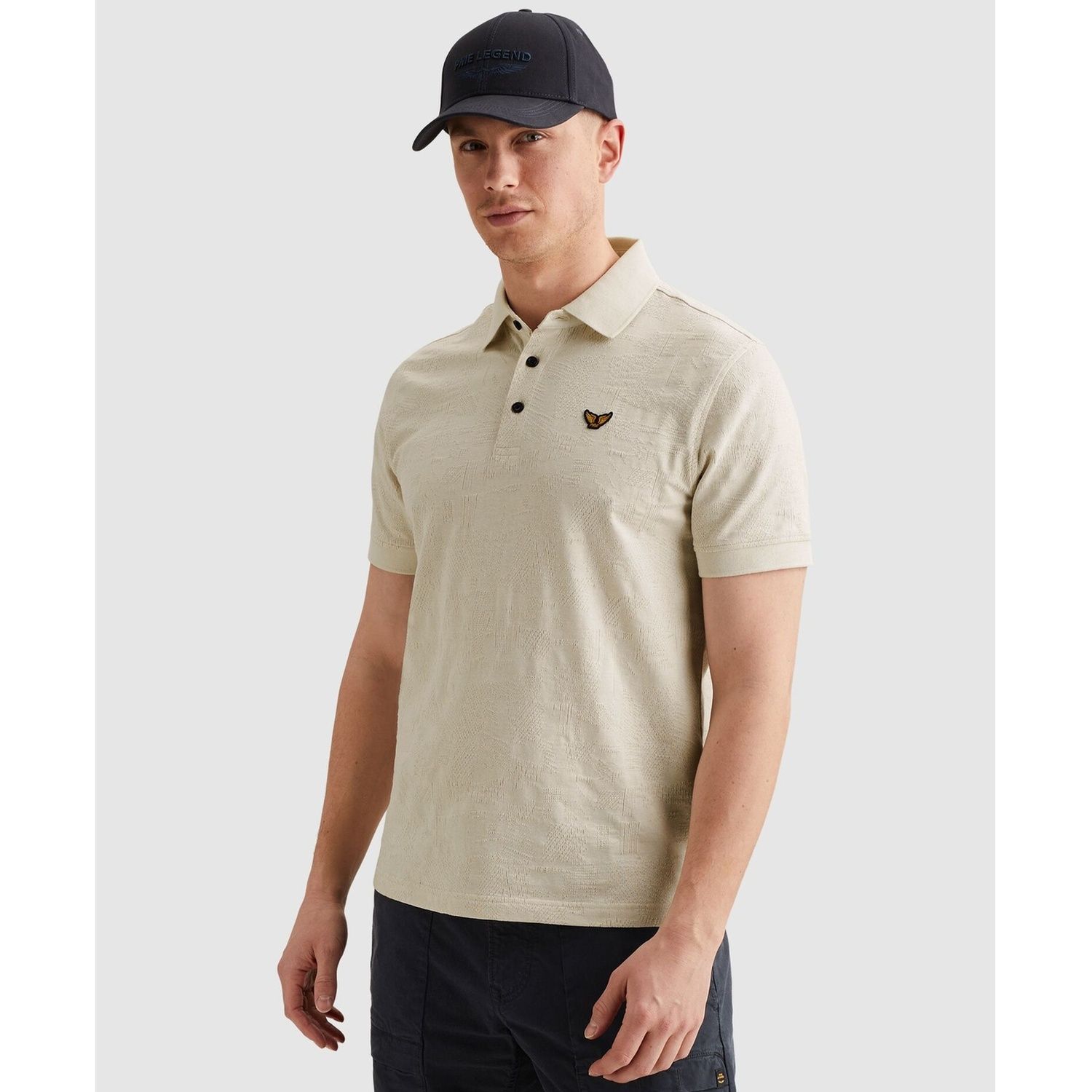 PME Legend Short Sleeve Polo Jacquard