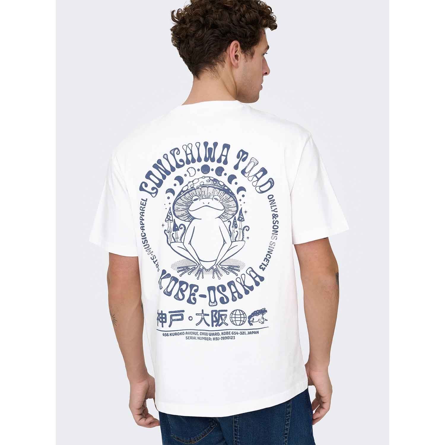 ONLY & Sons Fred Life Print T-Shirt