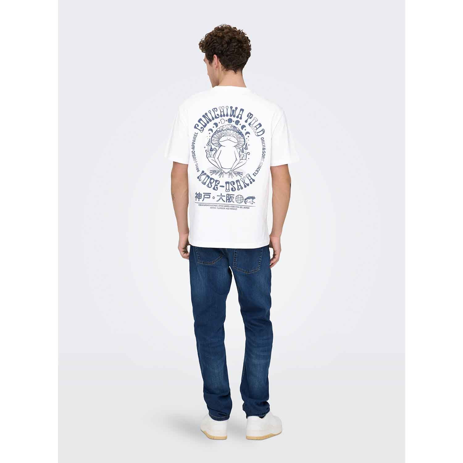 ONLY & Sons Fred Life Print T-Shirt
