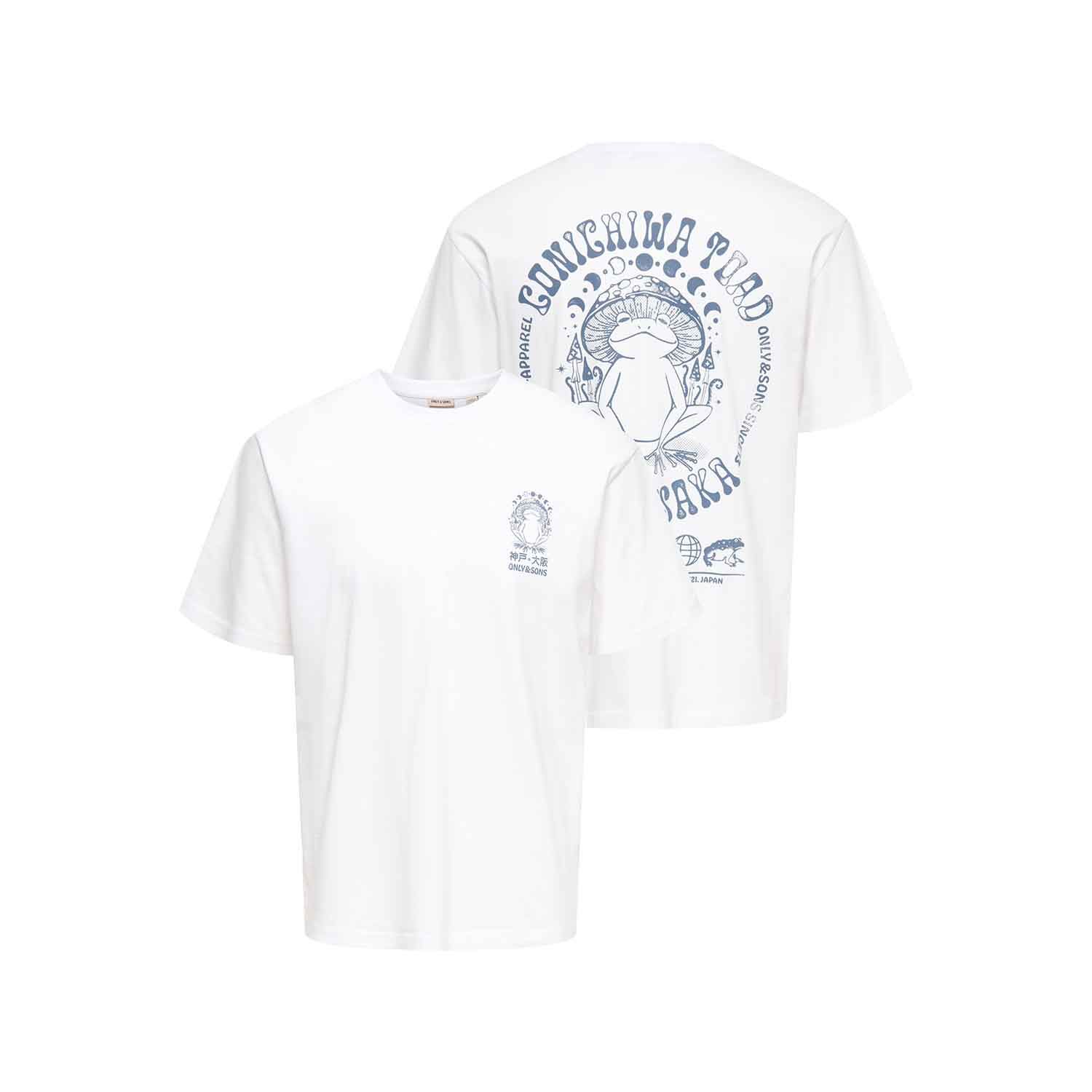 ONLY & Sons Fred Life Print T-Shirt