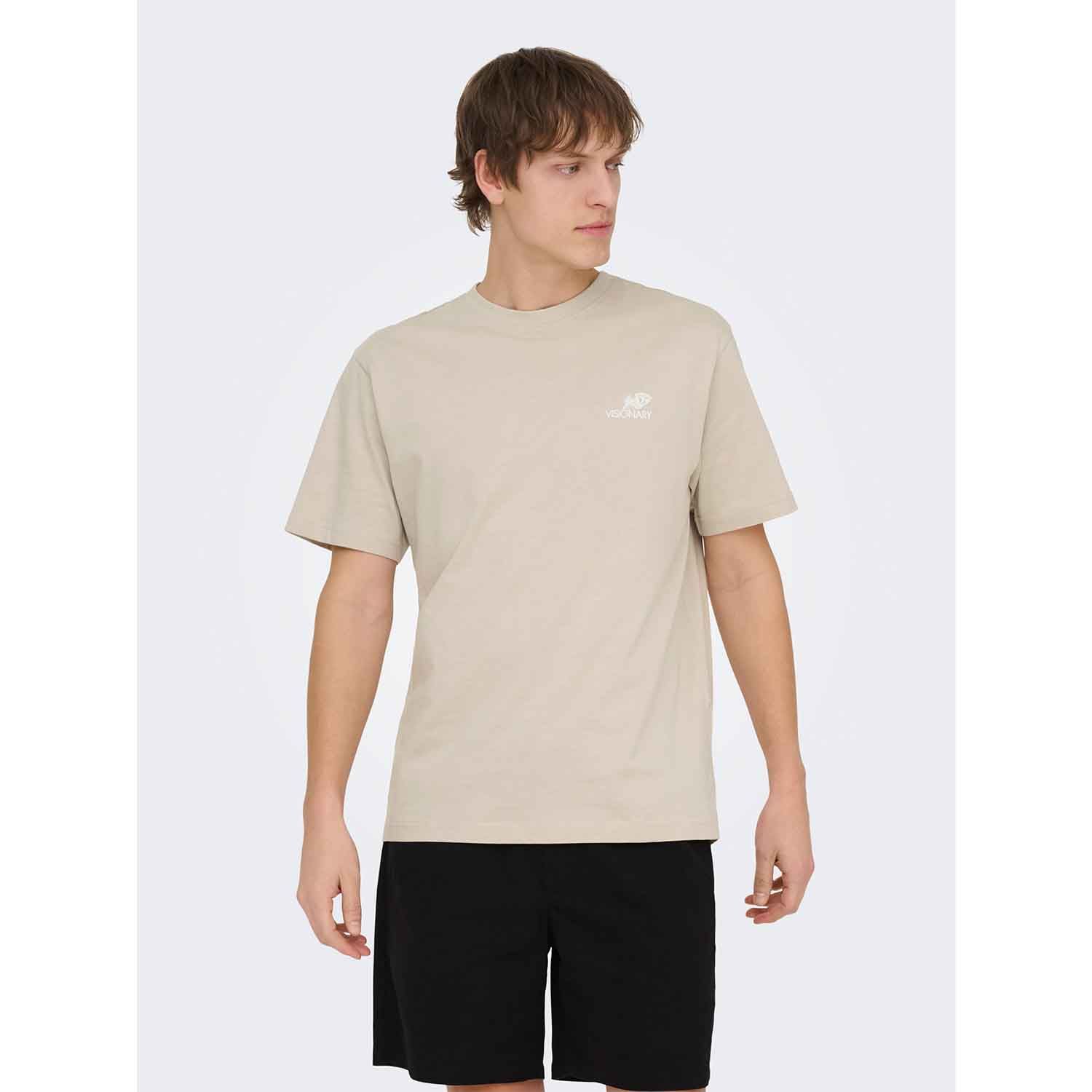 ONLY & Sons Fred Life Print T-Shirt
