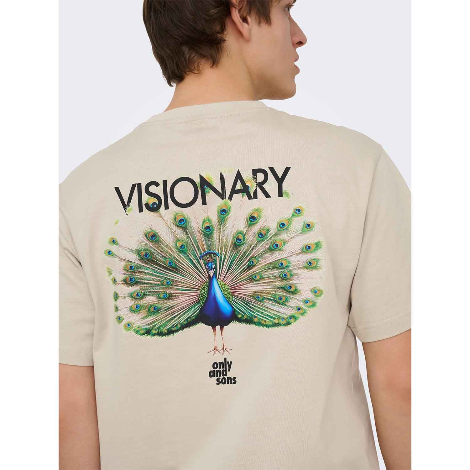 ONLY & Sons Fred Life Print T-Shirt