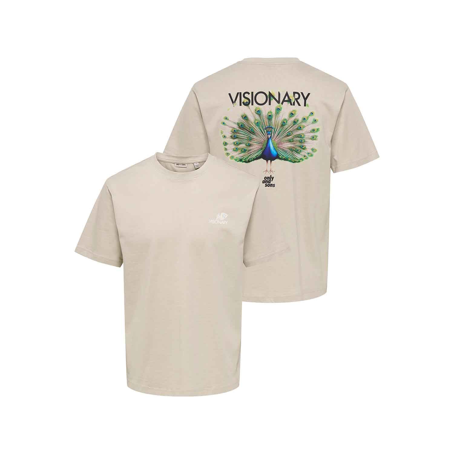 ONLY & Sons Fred Life Print T-Shirt