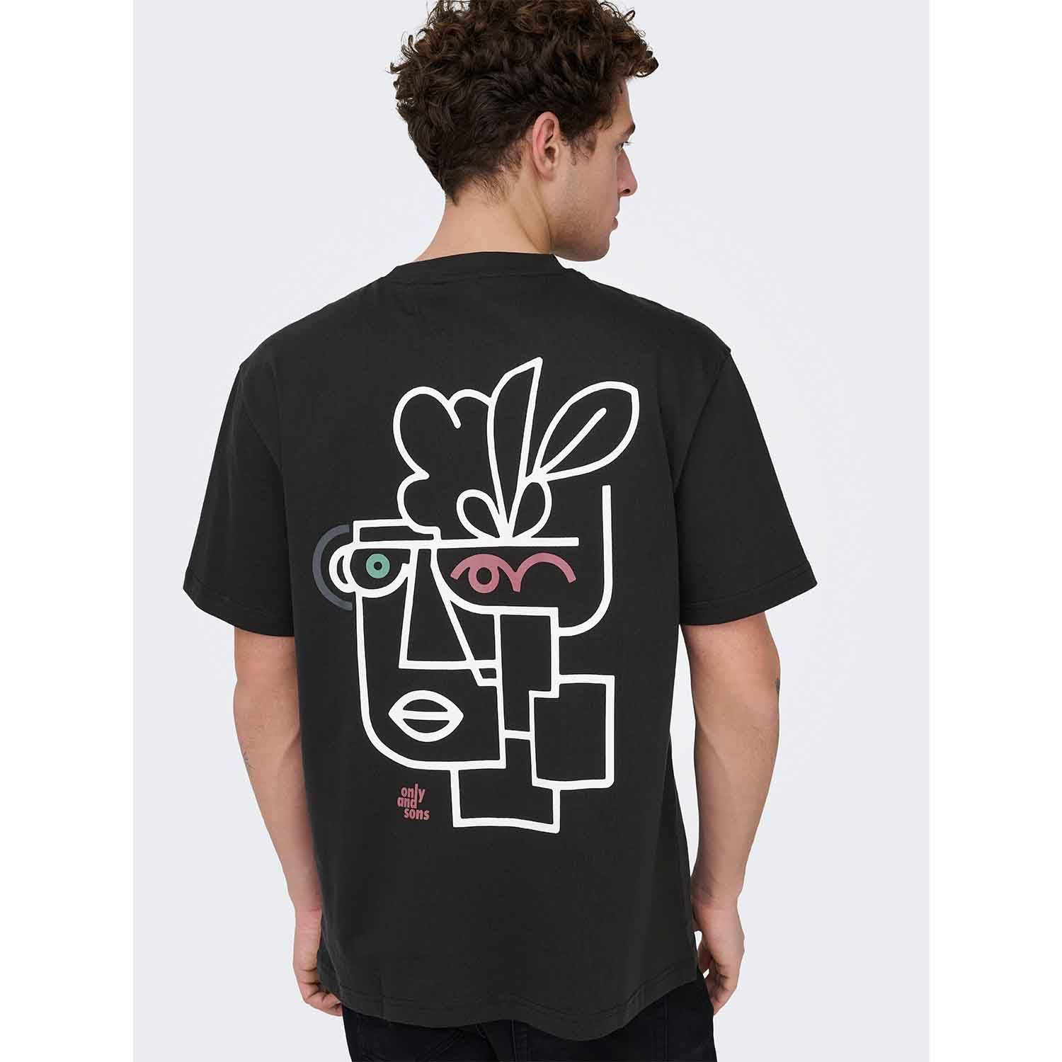 ONLY & Sons Fred Life Print T-Shirt