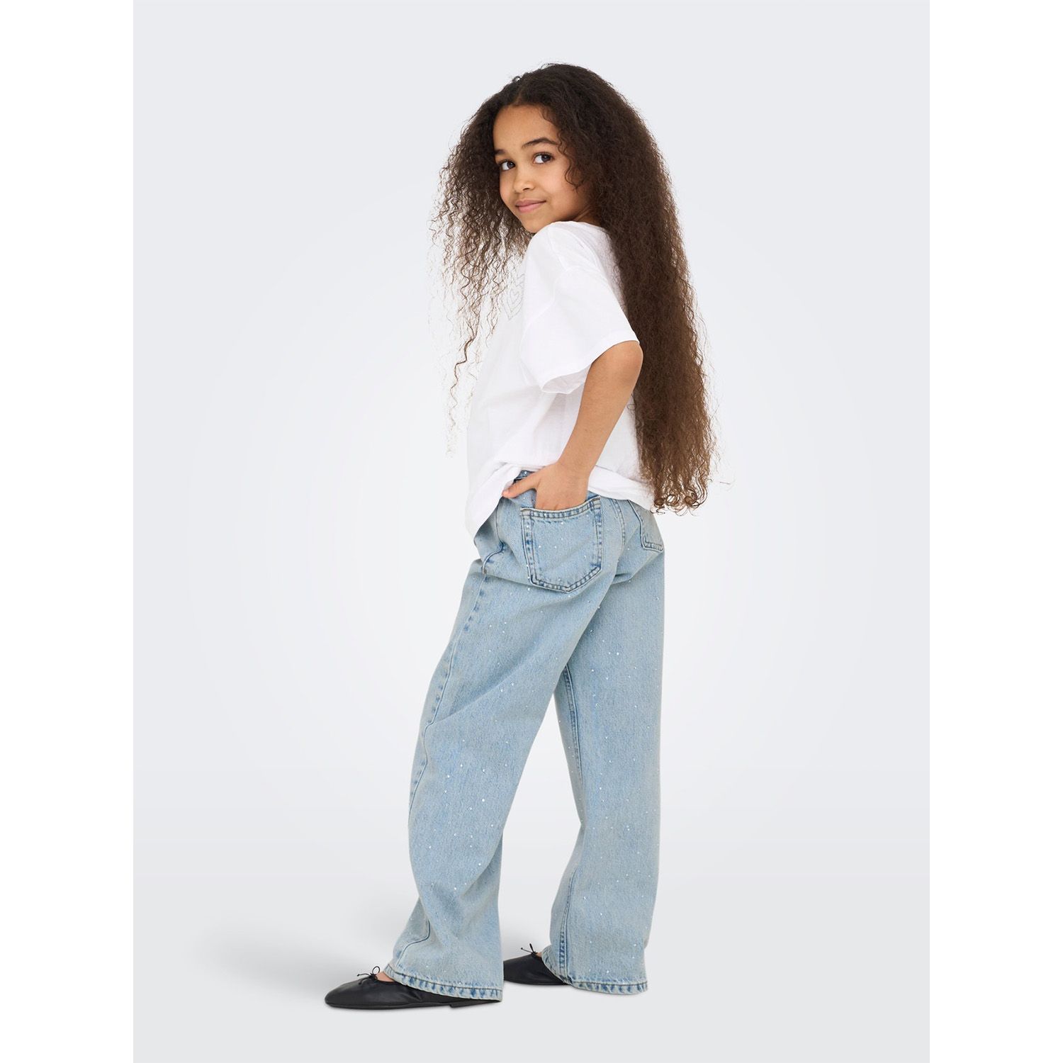 ONLY Kids Cobain Wide Straight Jeans