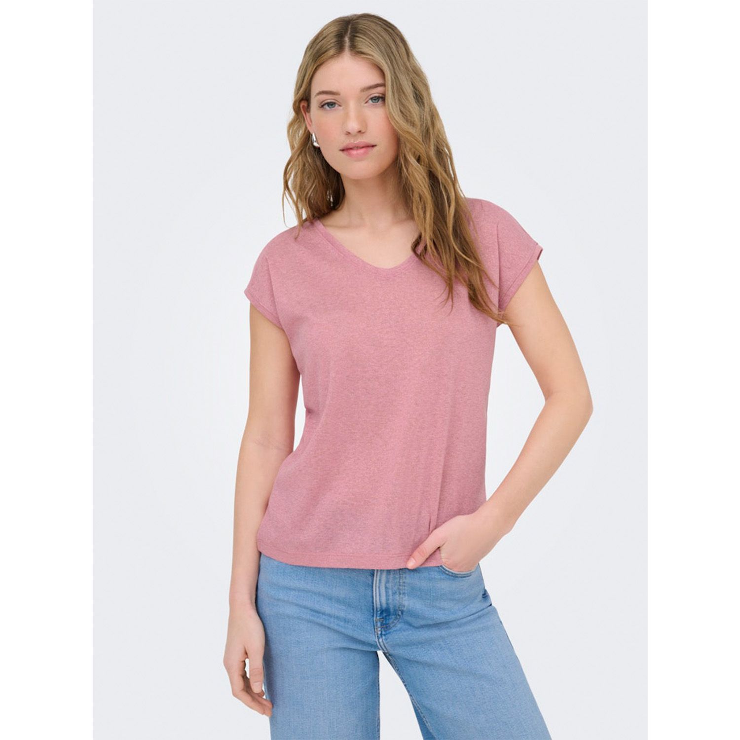 ONLY Silvery Lurex Top