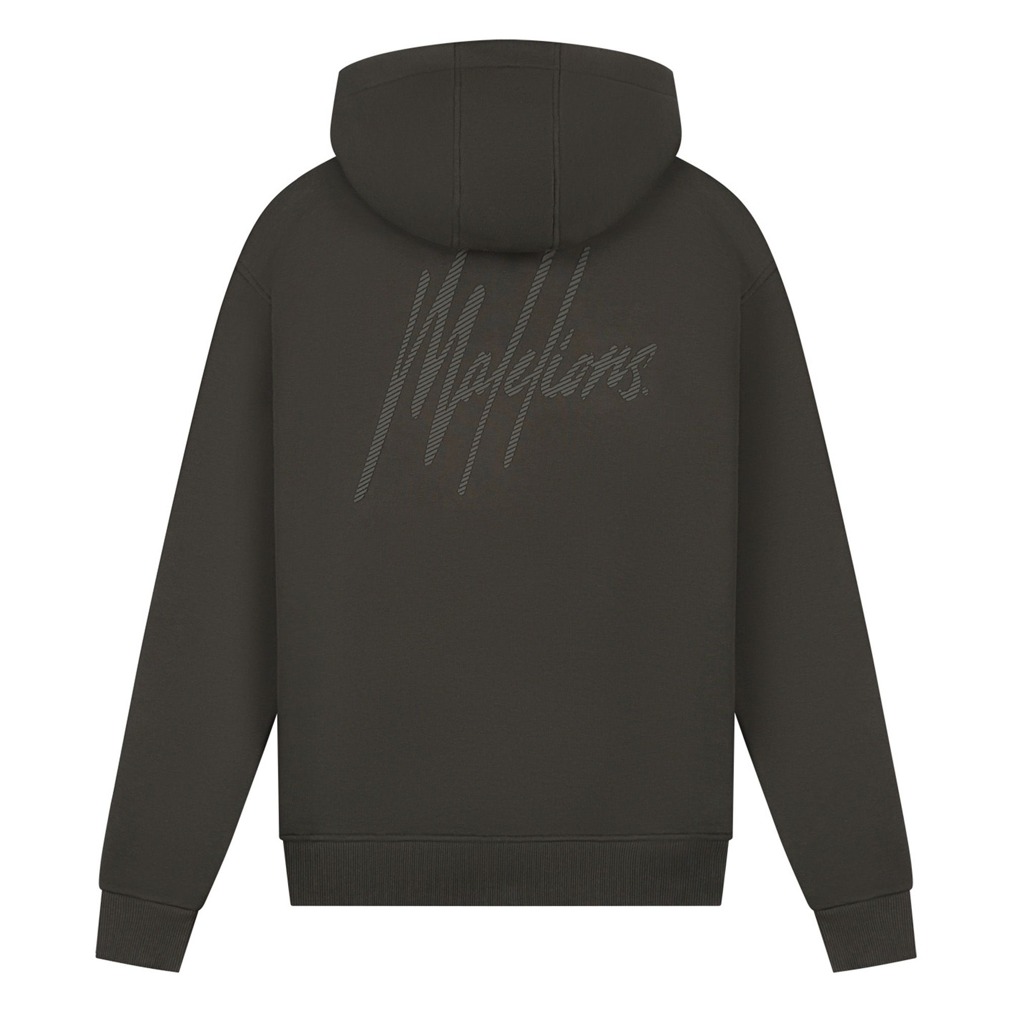 Malelions Striped Signature Hoodie