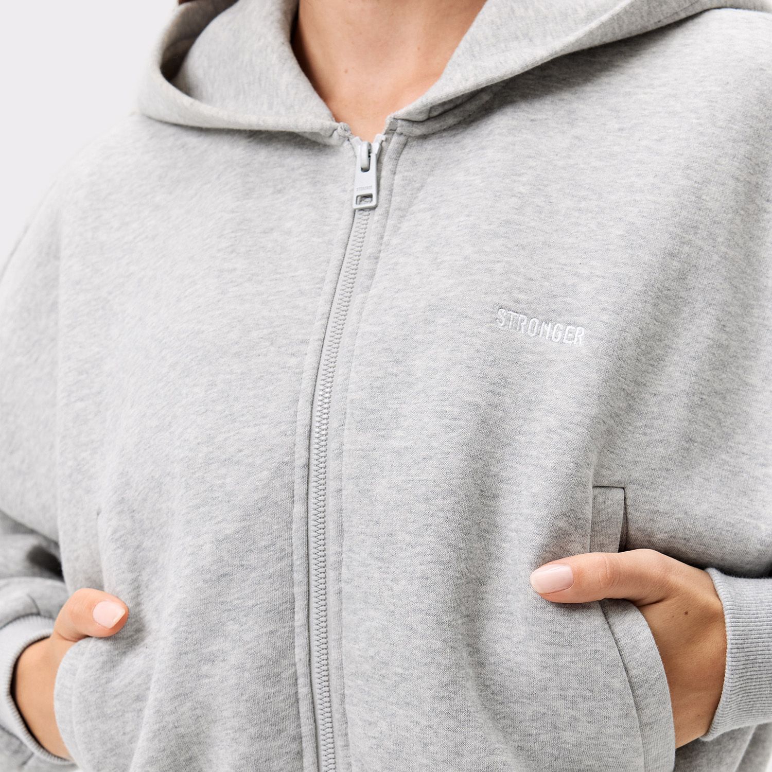 Stronger Full-Zip Hoodie Dames