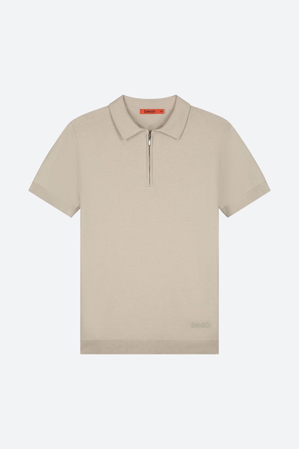 be:at: Gwan Knit Half Zip Polo